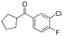 898791-62-3,3-CHLORO-4-FLUOROPHENYL CYCLOPENTYL KETONE