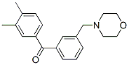 898791-74-7,3,4-DIMETHYL-3'-MORPHOLINOMETHYL BENZOPHENONE