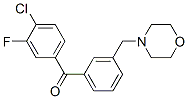 898791-83-8,4-CHLORO-3-FLUORO-3'-MORPHOLINOMETHYL BENZOPHENONE