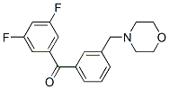 898792-32-0,3,5-DIFLUORO-3'-MORPHOLINOMETHYL BENZOPHENONE