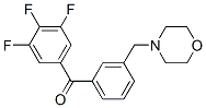 898792-34-2,3'-MORPHOLINOMETHYL-3,4,5-TRIFLUOROBENZOPHENONE