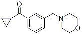 898792-36-4,CYCLOPROPYL 3-(MORPHOLINOMETHYL)PHENYL KETONE