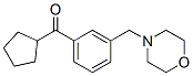 898792-40-0,CYCLOPENTYL 3-(MORPHOLINOMETHYL)PHENYL KETONE