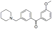 898792-64-8,3-METHOXY-3'-PIPERIDINOMETHYL BENZOPHENONE