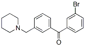 898792-90-0,3-BROMO-3'-PIPERIDINOMETHYL BENZOPHENONE