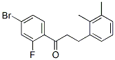 898793-13-0,4'-BROMO-3-(2,3-DIMETHYLPHENYL)-2'-FLUOROPROPIOPHENONE