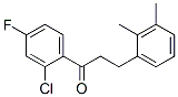 898793-16-3,2'-CHLORO-3-(2,3-DIMETHYLPHENYL)-4'-FLUOROPROPIOPHENONE