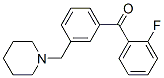 898793-32-3,2-FLUORO-3'-PIPERIDINOMETHYL BENZOPHENONE