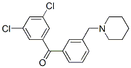 898793-56-1,3,5-DICHLORO-3'-PIPERIDINOMETHYL BENZOPHENONE