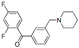 898793-58-3,2,4-DIFLUORO-3'-PIPERIDINOMETHYL BENZOPHENONE