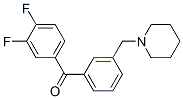898793-60-7,3,4-DIFLUORO-3'-PIPERIDINOMETHYL BENZOPHENONE