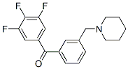 898793-64-1,3'-PIPERIDINOMETHYL-3,4,5-TRIFLUOROBENZOPHENONE