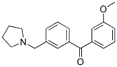 898794-03-1,3-METHOXY-3'-PYRROLIDINOMETHYL BENZOPHENONE