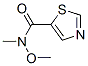 898825-89-3,N-METHOXY-N-METHYL 5-THIAZOLECARBOXAMIDE