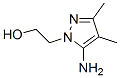 89896-32-2,Pyrazole-1-ethanol,  5-amino-3,4-dimethyl-  (7CI)