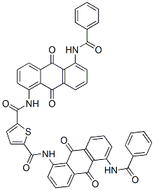 89923-47-7,N,N'-bis[5-(benzoylamino)anthraquinon-1-yl]thiophene-2,5-dicarboxamide