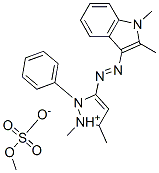 89923-54-6,3-[(1,2-dimethyl-1H-indol-3-yl)azo]-1,5-dimethyl-2-phenyl-1H-pyrazolium methyl sulphate