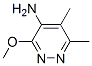90008-49-4,Pyridazine,  4-amino-3-methoxy-5,6-dimethyl-  (7CI)