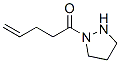 900189-00-6,4-Penten-1-one,  1-(1-pyrazolidinyl)-