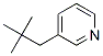 90145-47-4,Pyridine,3-(2,2-dimethylpropyl)-