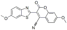 90146-03-5,7-methoxy-3-(6-methoxybenzothiazol-2-yl)-2-oxo-2H-1-benzopyran-4-carbonitrile