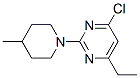 901586-67-2,4-CHLORO-6-ETHYL-2-(4-METHYL-1-PIPERIDINYL)PYRIMIDINE
