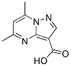 90349-23-8,5,7-DIMETHYL-PYRAZOLO[1,5-A]PYRIMIDINE-3-CARBOXYLIC ACID