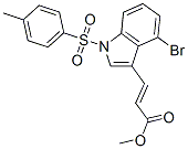 90481-80-4,4-BROMO-3-(2-METHOXYCARBONYLETHENYL)-1-(4-METHYLPHENYLSULFONYL)INDOLE