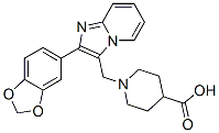 904814-29-5,1-(2-BENZO[1,3]DIOXOL-5-YL-IMIDAZO[1,2-A]PYRIDIN-3-YLMETHYL)-PIPERIDINE-4-CARBOXYLIC ACID