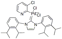 905459-27-0,DICHLORO-[1,3-BIS(DIISOPROPYLPHENYL)IMIDAZOLYLIDENE]-(3-CHLOROPYRIDYL)PALLADIUM(II)