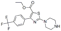 905807-67-2,ETHYL 2-PIPERAZINE-4-(4-TRIFLUOROMETHYL)PHENYL THIAZOLE-5-CARBOXYLATE