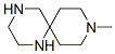 90703-73-4,1,4,9-Triazaspiro[5.5]undecane,9-methyl-(9CI)