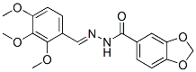 90754-80-6,1,3-BENZODIOXOLE-5-CARBOXYLIC ACID, [(2,3,4-TRIMETHOXYPHENYL)METHYLENE]HYDRAZIDE
