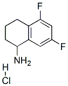 907973-46-0,5,7-DIFLUORO-1,2,3,4-TETRAHYDRO-NAPHTHALEN-1-YLAMINE HYDROCHLORIDE