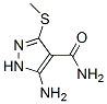 90914-35-5,5-AMINO-3-(METHYLTHIO)-1H-PYRAZOLE-4-CARBOXAMIDE