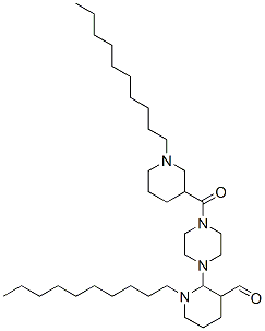 90934-36-4,[4-(1-decylpiperidine-3-carbonyl)piperazin-1-yl]-(1-decyl-3-piperidyl) methanone