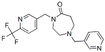 909658-79-3,1-(PYRIDIN-3-YLMETHYL)-4-([6-(TRIFLUOROMETHYL)PYRIDIN-3-YL]METHYL)-1,4-DIAZEPAN-5-ONE