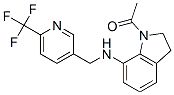 909666-31-5,1-ACETYL-N-([6-(TRIFLUOROMETHYL)PYRIDIN-3-YL]METHYL)INDOLIN-7-AMINE