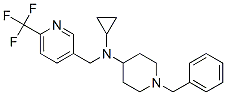 909666-34-8,1-BENZYL-N-CYCLOPROPYL-N-([6-(TRIFLUOROMETHYL)PYRIDIN-3-YL]METHYL)PIPERIDIN-4-AMINE