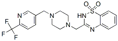909667-70-5,3-[(4-([6-(TRIFLUOROMETHYL)PYRIDIN-3-YL]METHYL)PIPERAZIN-1-YL)METHYL]-2H-1,2,4-BENZOTHIADIAZINE 1,1-DIOXIDE