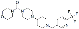 909670-33-3,4-([4-(1-([6-(TRIFLUOROMETHYL)PYRIDIN-3-YL]METHYL)PIPERIDIN-4-YL)PIPERAZIN-1-YL]CARBONYL)MORPHOLINE