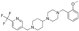 909670-72-0,1-(2-METHOXYBENZYL)-4-(1-([6-(TRIFLUOROMETHYL)PYRIDIN-3-YL]METHYL)PIPERIDIN-4-YL)PIPERAZINE