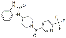 909682-74-2,1-(1-([6-(TRIFLUOROMETHYL)PYRIDIN-3-YL]CARBONYL)PIPERIDIN-4-YL)-1,3-DIHYDRO-2H-BENZIMIDAZOL-2-ONE