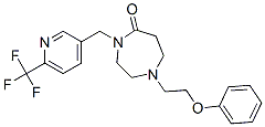 909690-83-1,1-(2-PHENOXYETHYL)-4-([6-(TRIFLUOROMETHYL)PYRIDIN-3-YL]METHYL)-1,4-DIAZEPAN-5-ONE