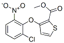91041-19-9,METHYL 3-(2-CHLORO-6-NITROPHENOXY)-2-THIOPHENECARBOXYLATE