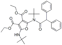 910578-27-7,3,4-Furandicarboxylic  acid,  2-[(1,1-dimethylethyl)amino]-5-[(1,1-dimethylethyl)(diphenylacetyl)amino]-,  diethyl  ester  (9CI)