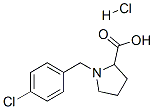 910804-10-3,1-(4-CHLORO-BENZYL)-PYRROLIDINE-2-CARBOXYLIC ACID HYDROCHLORIDE