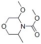 911222-23-6,4-Morpholinecarboxylic  acid,  3-methoxy-5-methyl-,  methyl  ester