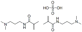 91263-67-1,bis[N-[3-(dimethylamino)propyl]methacrylamide] sulphate