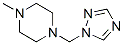 91272-88-7,Piperazine, 1-methyl-4-(1H-1,2,4-triazol-1-ylmethyl)- (9CI)